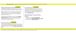 Desktop Screenshot of michigantickets.net